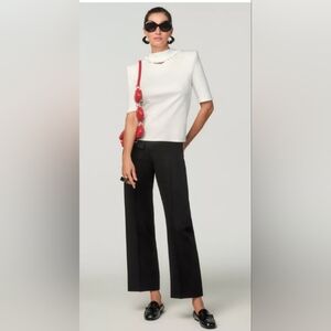Zara Stefano Pilati Low Rise Wool Trousers